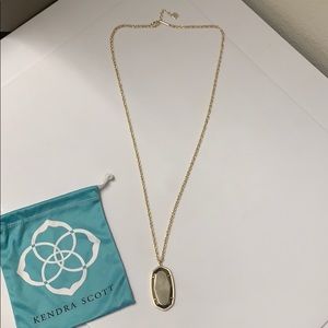 Kendra Scott Jewelry - Kendra Scott Long Necklace | Gold with Grey Stone Kendra Scott Jewelry - Kendra Scott Long Necklace | Gold with Grey Stone